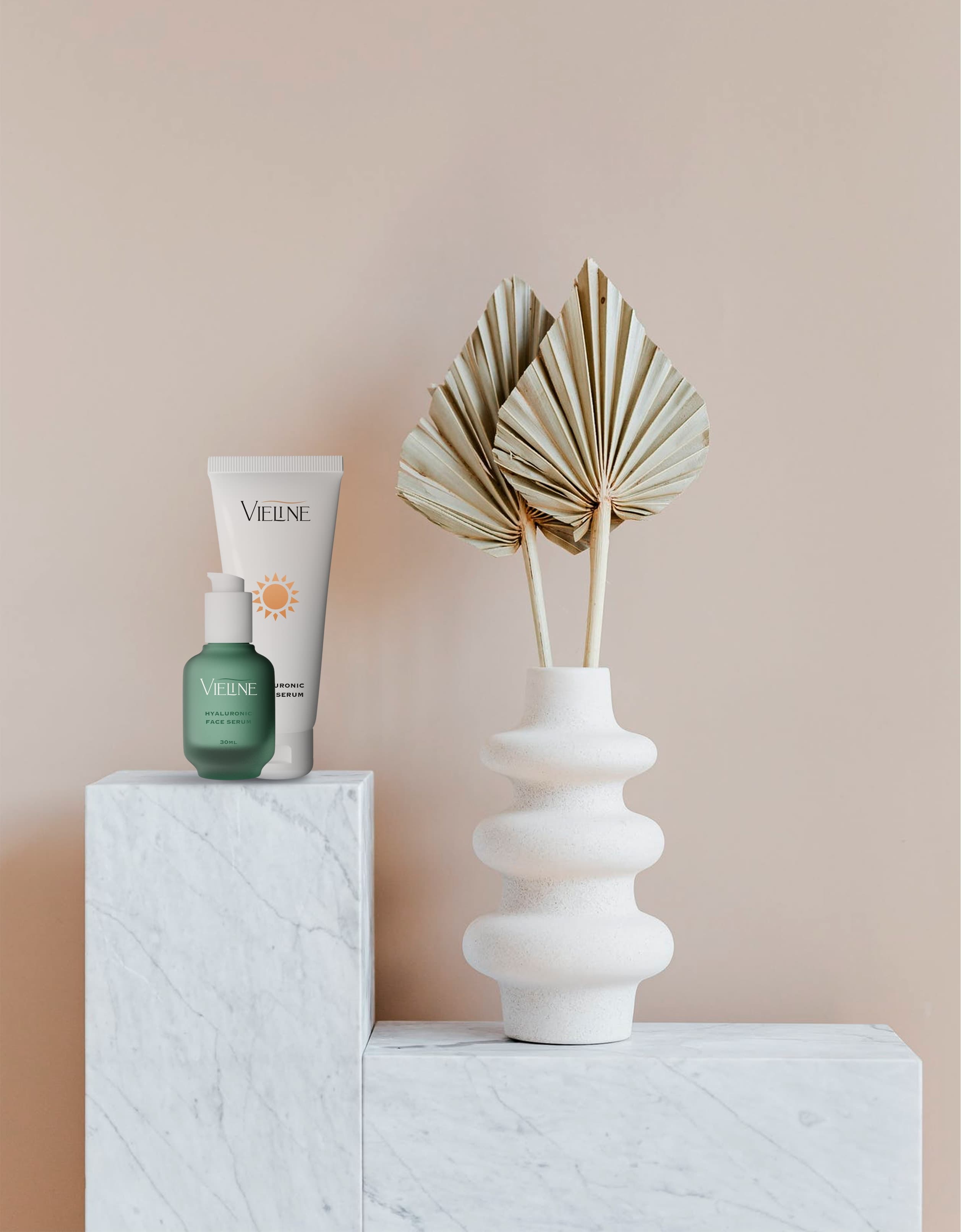 Cosmetics brand identity and packaging